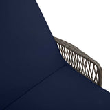 Sun lounger Reclining 1-person Grey 157 x 55 x 92cm Poly Rattan