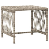 Sun lounger 2 pcs Light Grey 35 x 35 x 32cm Poly Rattan