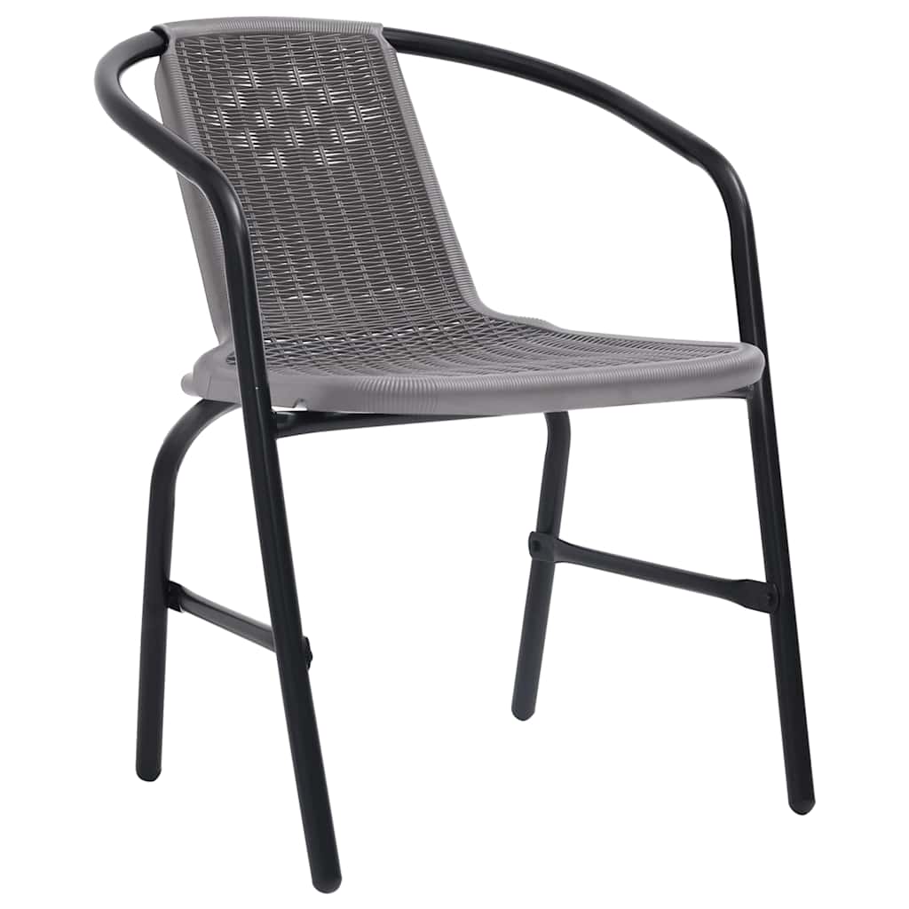 7 Piece Garden Dining Set with Cushions Beige Poly Rattan