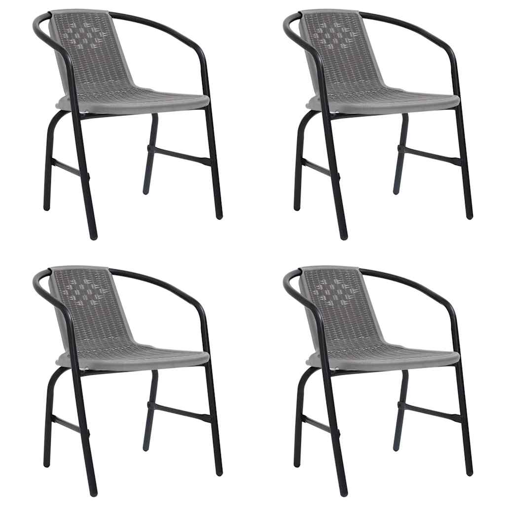 9 Piece Garden Dining Set with Cushions Beige Poly Rattan