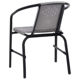 9 Piece Garden Dining Set with Cushions Beige Poly Rattan