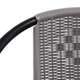 9 Piece Garden Dining Set with Cushions Beige Poly Rattan