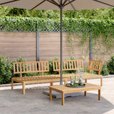 3 Piece Garden Pallet Sofa Set Solid Wood Acacia