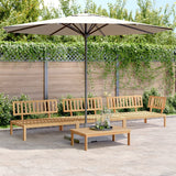 4 Piece Garden Pallet Sofa Set Solid Wood Acacia