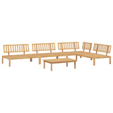 5 Piece Garden Pallet Sofa Set Solid Wood Acacia