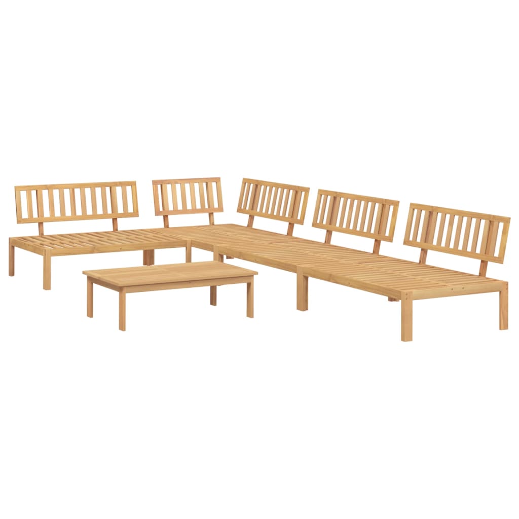 vidaXL 5 Piece Garden Pallet Sofa Set Solid Wood Acacia