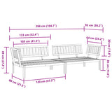 vidaXL Garden Pallet Corner Sofas 2 pcs Solid Wood Acacia