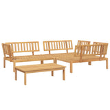 vidaXL 4 Piece Garden Pallet Sofa Set Solid Wood Acacia