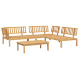 vidaXL 4 Piece Garden Pallet Sofa Set Solid Wood Acacia