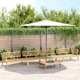 vidaXL 5 Piece Garden Pallet Sofa Set Solid Wood Acacia