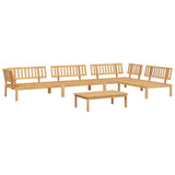 5 Piece Garden Pallet Sofa Set Solid Wood Acacia