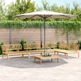 5 Piece Garden Pallet Sofa Set Solid Wood Acacia