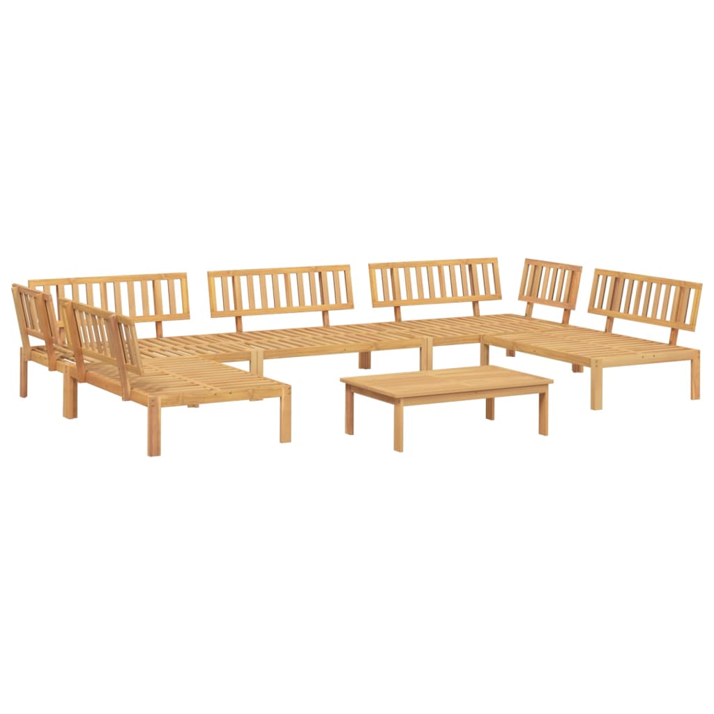 6 Piece Garden Pallet Sofa Set Solid Wood Acacia