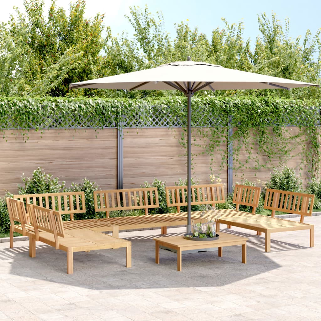 6 Piece Garden Pallet Sofa Set Solid Wood Acacia