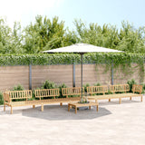 6 Piece Garden Pallet Sofa Set Solid Wood Acacia