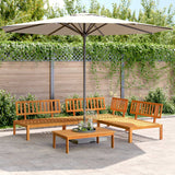 4 Piece Garden Pallet Sofa Set Solid Wood Acacia