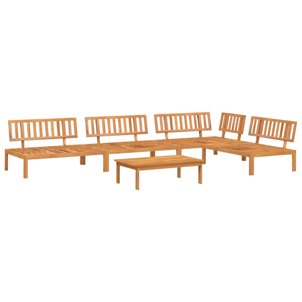 vidaXL 5 Piece Garden Pallet Sofa Set Solid Wood Acacia