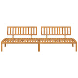 vidaXL Garden Pallet Middle Sofas 2 pcs Solid Wood Acacia