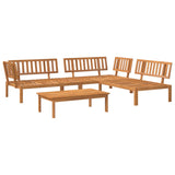 vidaXL 4 Piece Garden Pallet Sofa Set Solid Wood Acacia