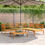 vidaXL 4 Piece Garden Pallet Sofa Set Solid Wood Acacia