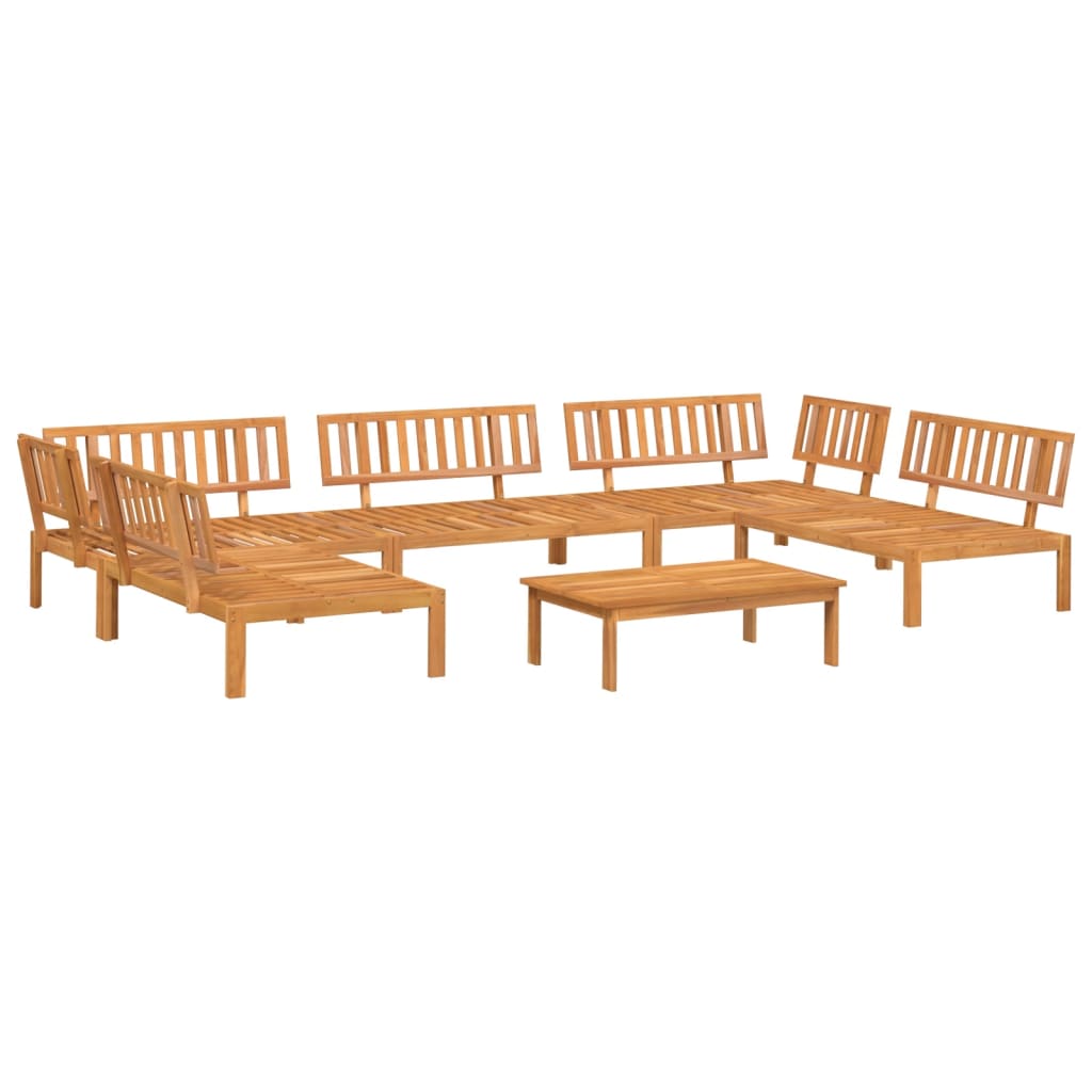 6 Piece Garden Pallet Sofa Set Solid Wood Acacia