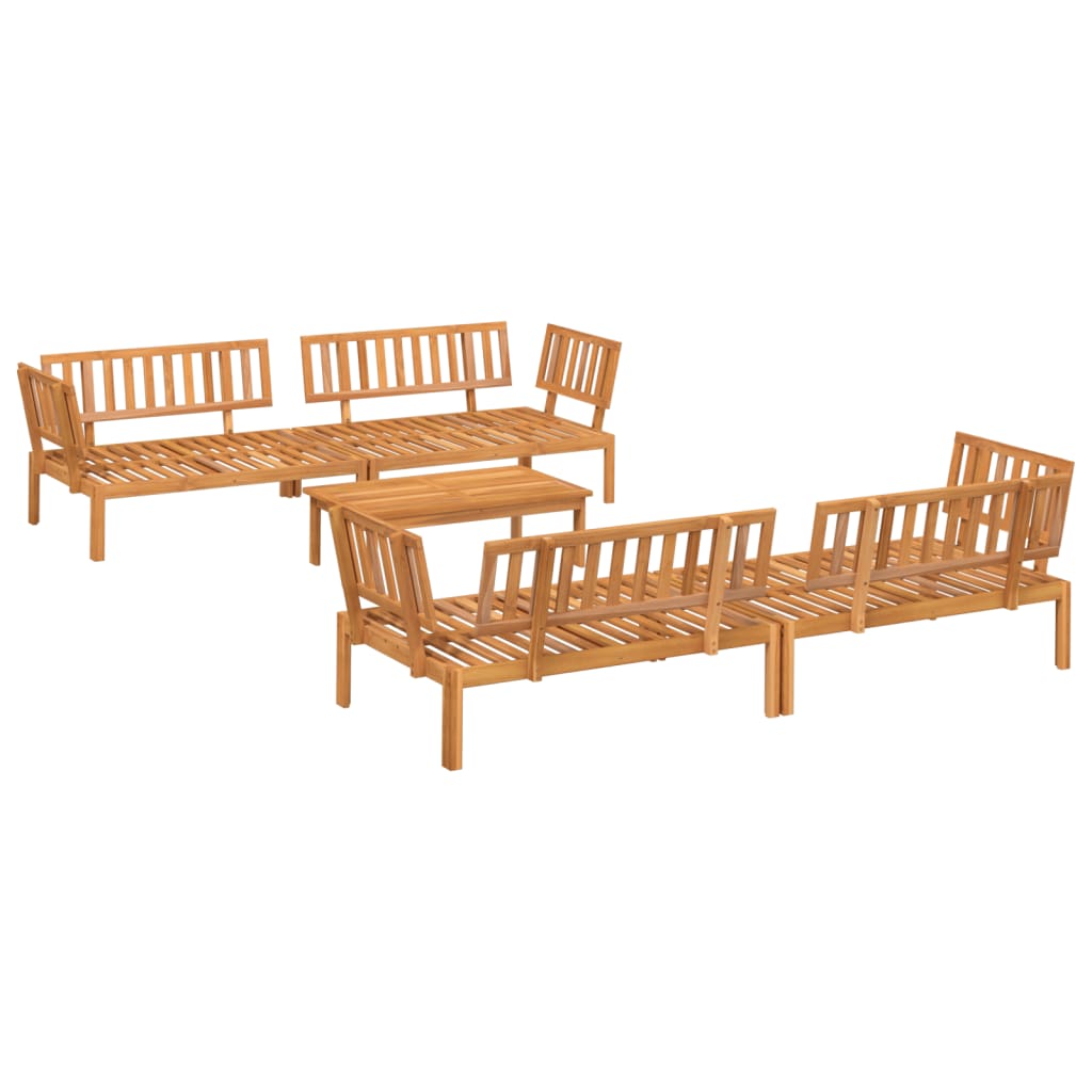 vidaXL 5 Piece Garden Pallet Sofa Set Solid Wood Acacia