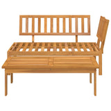 Garden Pallet Sofa Set 2 pcs Solid Wood Acacia