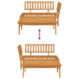 Garden Pallet Sofa Set 2 pcs Solid Wood Acacia