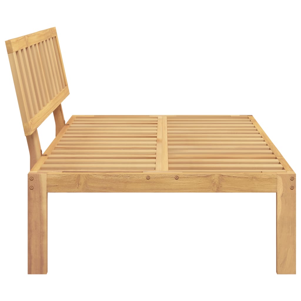 Garden Pallet Middle Sofa Solid Wood Acacia