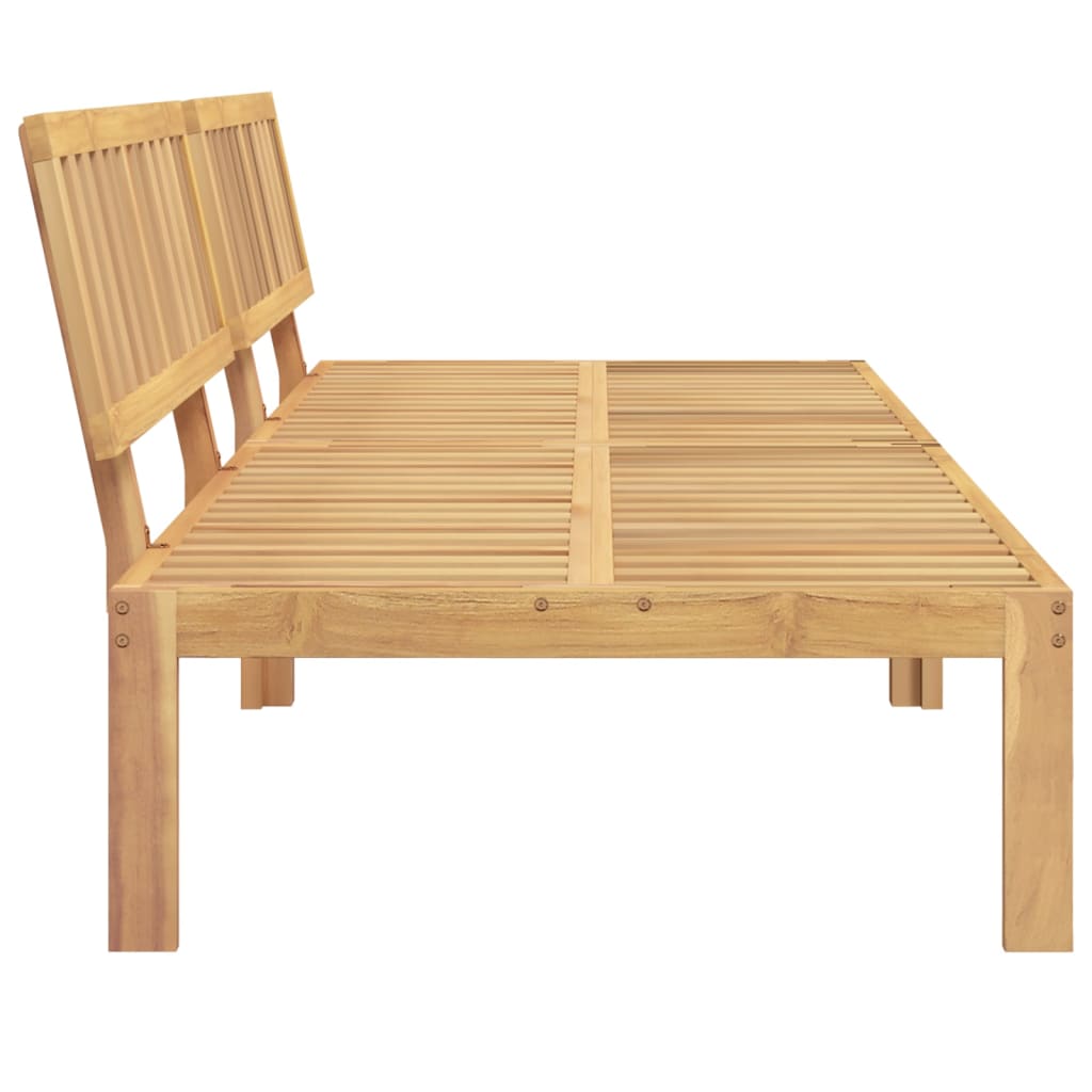 Garden Pallet Middle Sofas 2 pcs Solid Wood Acacia