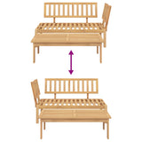 Garden Pallet Sofa Set 2 pcs Solid Wood Acacia