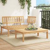 Garden Pallet Sofa Set 2 pcs Solid Wood Acacia