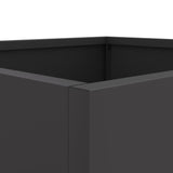 Planter Black 32x30x29 cm Steel