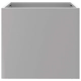 Planters 2 pcs Silver 32x30x29 cm Galvanised Steel