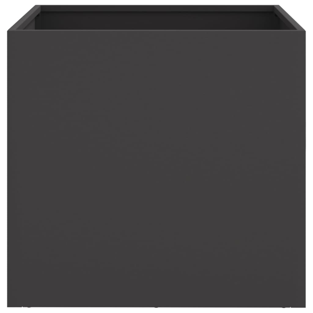 Planter Black 42x40x39 cm Steel