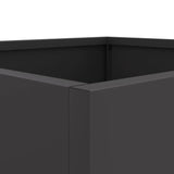 Planter Black 42x40x39 cm Steel