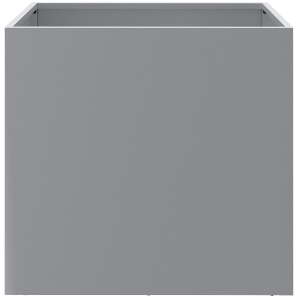 Planter Silver 42x40x39 cm Galvanised Steel