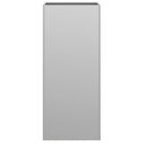 Planter Silver 32x29x75 cm Galvanised Steel