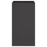 Planter Black 42x38x75 cm Steel