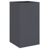 Planter Anthracite 42x38x75 cm Steel