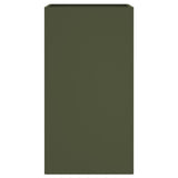 Planter Olive Green 42x38x75 cm Steel