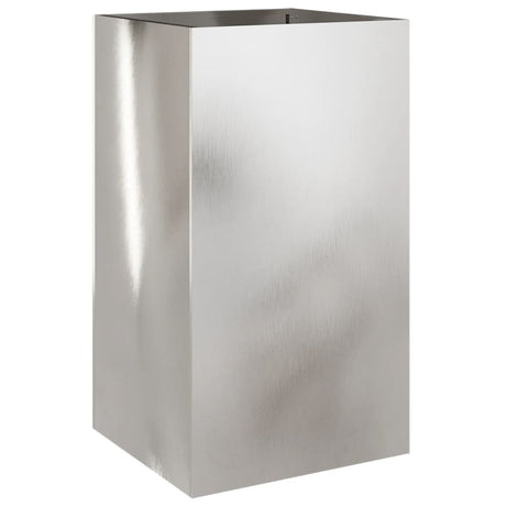 Planter Silver 42x38x75 cm Stainless Steel