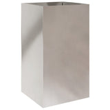 Planter Silver 42x38x75 cm Stainless Steel