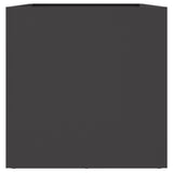 Planter Black 62x30x29 cm Steel