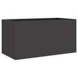 Planter Black 62x30x29 cm Steel