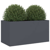 Planter Anthracite 62x30x29 cm Steel