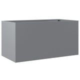 Planter Silver 62x30x29 cm Galvanised Steel