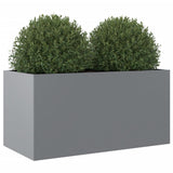 Planter Silver 62x30x29 cm Galvanised Steel