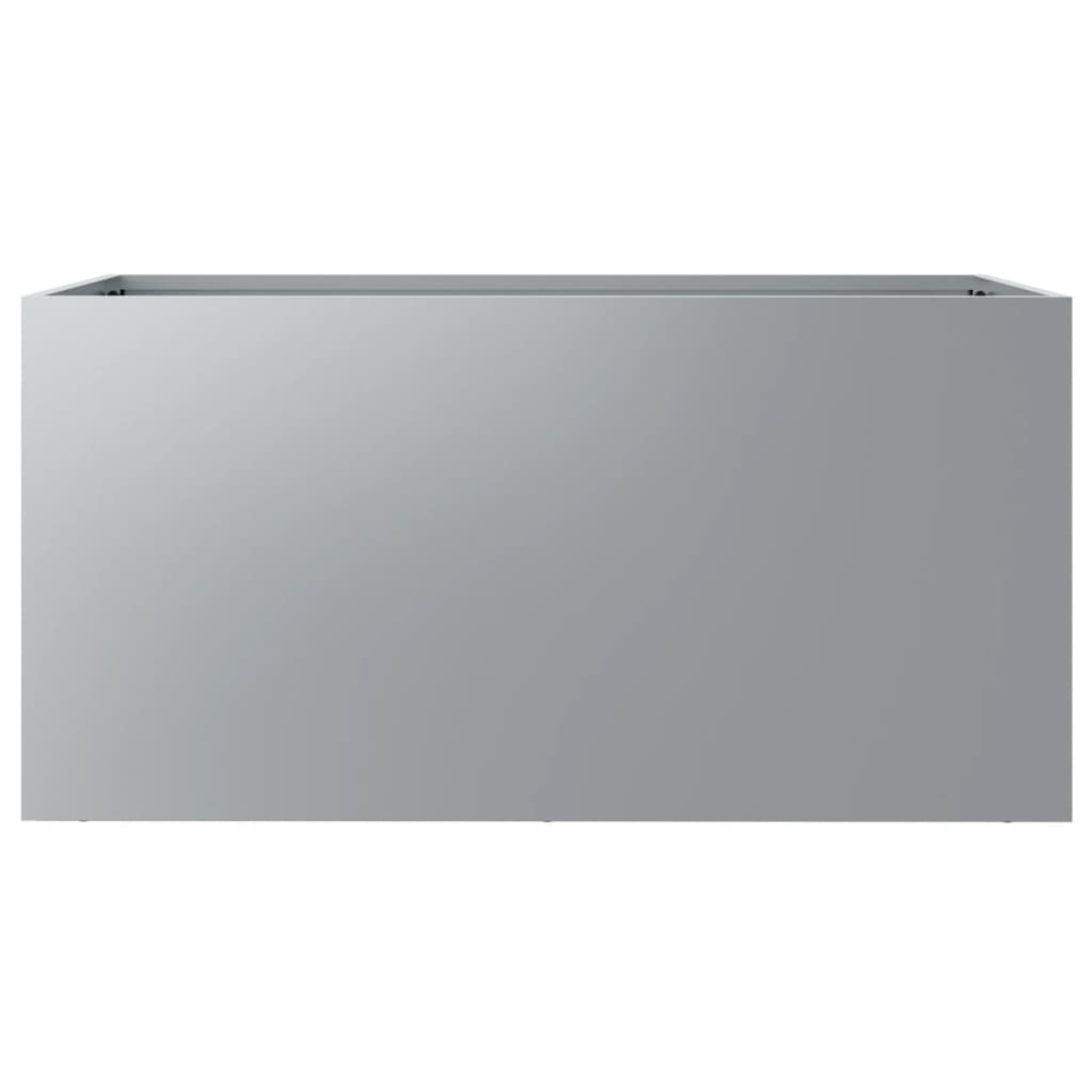 Planter Silver 62x30x29 cm Galvanised Steel