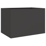 Planter Black 62x40x39 cm Steel